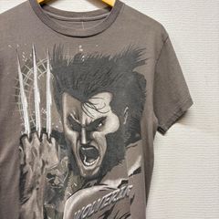 古着　S　MARVEL　WOLVERINE　マーベル   ローガン   Tシャツ   モカ色