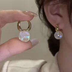 最高品質　人魚姫ピアス 可愛い シルバー　ゴールド　アクセサリー　IshinLux