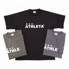 ATHLETA アスレタ 03396 プラクールシャツ プラシャツ 70.BLK 半袖シャツ　接触冷感