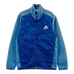 サイズ：L ADIDAS GOLF アディダスゴルフ A02025 ジップジャケット 総柄 ネイビー系 [240101438742] ゴルフウェア メンズ ストスト