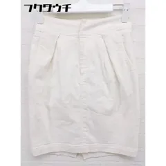 ◇ Another Edition アナザーエディション UNITED ARROWS ミニ タイト ナロー スカート サイズS ホワイト系 レディース  【中古】 【1111090000876】のサムネイル