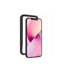 NIMASO ガラスフィルム iPhone 13 mini/12 mini 用 強化 ガラス 保護 フィルム iPhone 13 ミニ/12 ミニ 対応 ガイド枠付き 2枚入り NSP20I102 1