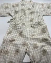 ☆組み合わせで10%off☆ アプレレクール キッズ甚平 110cm  （136-1）