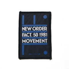 NEW ORDER パッチ・ワッペン 新品 正規品 グッズ Fact50