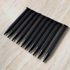 【匿名】【新品】New 2DS LL タッチペン 10本 黒 stylus