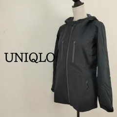 UNIQLO ユニクロ ブロックテックパーカー ナイロンパーカー ブラック黒 L