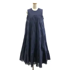 MARIHA / マリハ | 2024SS | ミューズのドレス ショート ノースリーブ ティアード ワンピース | 36 | ネイビー | レディース