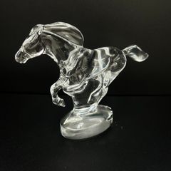 Baccarat　バカラ　馬　走る馬 　ホース　置物　ガラス　フィギュリン　クリスタル