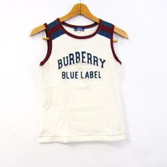 バーバリーブルーレーベル タンクトップ ノースリーブ トップス レディース 38サイズ ベージュ系 BURBERRY BLUE LABEL 【中古】