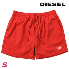 新品・未使用 ディーゼル DIESEL 海パン ビーチウェア スイムウェア メンズ ラバーロゴパッチ メンズ水着 男性水着 ショートトランクス サーフパンツ BMBX-CAYBAY-X