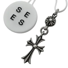 クロムハーツ CHROME HEARTS 1ボール タイニー CH クロス ペンダントトップ 十字架 チャーム ペンダントトップ シルバー925 シルバー レディース 【中古】のサムネイル