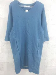 ◇ Sonny Label サニーレーベル URBAN RESEARCH 長袖 膝丈 ワンピース one ネイビー *  【1002799387712】