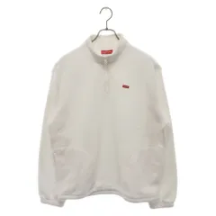 SUPREME (シュプリーム) 19AW Polartec Half Zip Pullover ポーラテックミニボックスロゴハーフジップフリースプルオーバー ホワイトのサムネイル