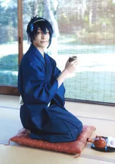 舞台 刀剣乱舞 无伝 夕紅の士 -大坂夏の陣- 鈴木拡樹 ランダムブロマイド 三日月宗近 軽装お茶