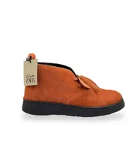 [新品] Clarks ZARA オレンジ モカシンシューズ セール】WallabeeEVOSh / ワラビーエヴォシューズ（コーラル