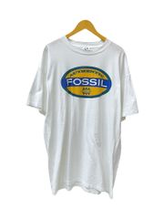 US古着 Tシャツ 半袖 フロントプリント コットン  90s XL ホワイト メンズ/027