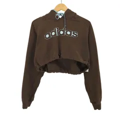 アディダス adidas 00s Y2K リメイク ラグラン クロップドフーディ  レディース JPN：M 