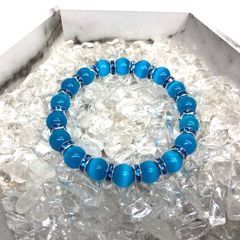 bazo1199 ブレスレット　bracelet ブルー bazo 1199 bracelet クリアブルー - メルカリ