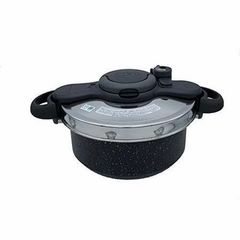 【最安値に挑戦中】 数量限定 値引き 在庫限り お買い得  T-fal ティファール クリプソ デュオ 圧力鍋 5.2l ブラックコーヒー フランス製 鍋圧力なべ IH対応 ガス対応 2in1 なべ