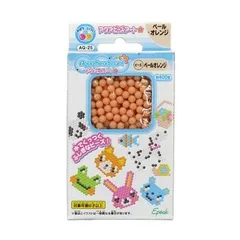アクアビーズアート☆ペールオレンジ　メール便送料無料