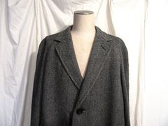 英国製ビンテージ Aquascutum バーズアイ ラグランチェスターコート ウールコート 実寸身幅64cm イングランド