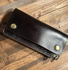 ホースレザー使用！トラッカーウォレット！キーホルダーセット
