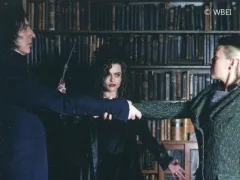 【中古】シール・ステッカー セブルス・スネイプ＆ベラトリックス・レストレンジ＆ナルシッサ・マルフォイ(横) 「ハリー・ポッター ステッカーセットコレクション Dark ver.」 マホウドコロ限定