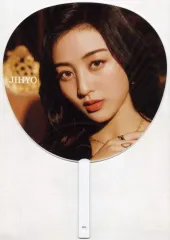 【中古】うちわ ジヒョ(TWICE) うちわ 「CD Perfect World」 リリース記念グッズ
