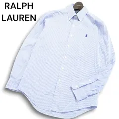 RALPH LAUREN ラルフローレン 現行タグ★ 通年 CLASSIC FIT ポニー刺繍 長袖 ストライプ ボタンダウン シャツ Sz.XS メンズ