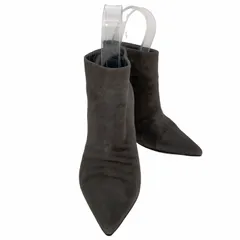 ジャンビトロッシ Gianvito Rossi ポインテッドトゥ スエードショートブーツ レディース  37のサムネイル