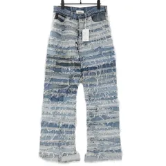 未使用 doublet ダブレット デニムパンツ 24AW52PT290 MUMMY UPCYCLE DENIM PANTS 再構築 マミー インディゴ S タグ付き71012563のサムネイル