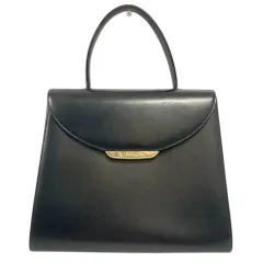 ユミカツラ YUMI KATSURA ハンドバッグ フォーマルバッグ マグネット開閉 黒 ブラック 金 ゴールド