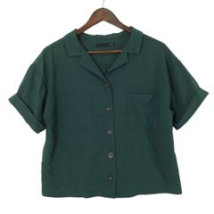 leflah半袖シャツ レフラー Leflah 総柄 ドッキング 半袖 シャツ メンズ JPN：M