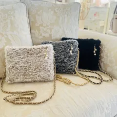 モフモフ♡チャーム付きファーショルダー