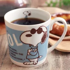 《お買い得》スヌーピーたっぷりマグ（ブルー）２個組　●0480792U×2