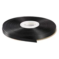 幅6mm×45M巻_#030-ブラック ITIsparkle 両面サテンリボン 幅6mm×45M巻 手芸 服飾 ラッピング ちょう結び リボン #030-ブラック