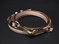 ■極美品■ COACH コーチ レザー バッグ用 ショルダーストラップ 斜め掛け 肩掛け レディース ピンク系 BF2259のサムネイル