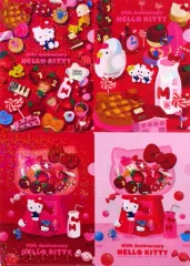 【中古】クリアファイル 9.ハローキティ＆ハローミミィ A4クリアファイルセット(4枚組) 「サンリオ当りくじ ハローキティ 50th アニバーサリー当りくじ」