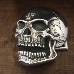 シルバー925無垢【新品】90s vintageスカルornament 284g シルバー925無垢【新品】90s vintageスカルornament 284g - メルカリ