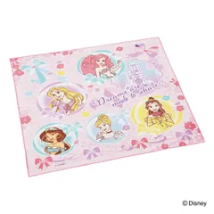 ランチクロス プリンセス25 （ ディズニープリンセス ナフキン ランチョンマット 弁当包み 三角巾 給食ナフキン 日本製 お弁当箱 弁当 弁当箱 包み 入れ 子供用 幼稚園 保育園 給食 キッズ 正方形 子供 ）
