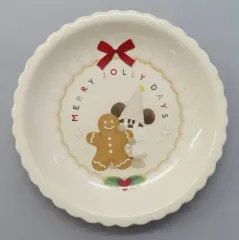 【中古】皿・ボウル 白いリルリンリン スーベニアプレート 「ディズニー・クリスマス2024」 東京ディズニーリゾート限定