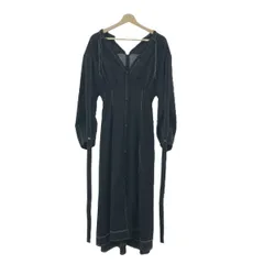 IRENE アイレネ カットオフワンピース サイズ:38 ロング丈/フロントボタン 21S85012   ブラック レディース / 240001158285のサムネイル