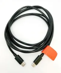 I【HY】O【中古】ELECOM エレコム USB Type-Cケーブル 2m ブラック ACDC-PD1265BK付属品[定形外郵便、送料無料]HY003