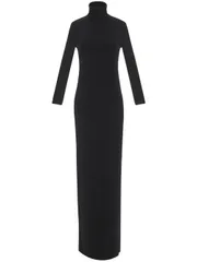 サンローラン バージンウールロングドレス 送料無料