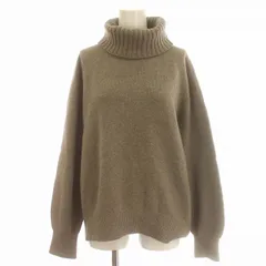 スピック&スパン Spick&Span ニット タートルネック カシミヤ混 セーター 長袖 F グレージュ /☆G