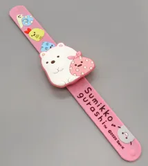 【中古】懐中時計･腕時計 しろくま＆ふろしき くるりんバンドウォッチ 「すみっコぐらし」
