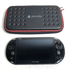 【DH810】ソニー PS Vita 本体 PCH-2000 ハードケース付き ブラック SONYのサムネイル