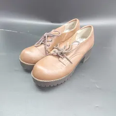 ◇ ⊇ NUOVO ヌオーヴォ 厚底レースアップシューズ サイズM ブラウン系 レディース E  【1503060034590】