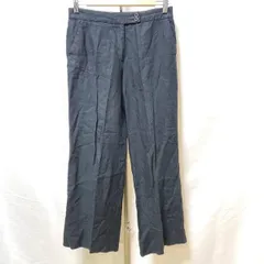 #snc エトロ ETRO パンツ 42 黒 麻 イタリア製 レディース [924939]のサムネイル