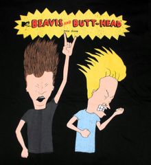 ビーバス アンド バットヘッド Tシャツ BEAVIS and BUTT-HEAD ROCKIN OUT 正規品